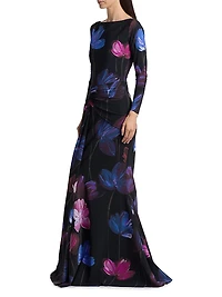 Floral Mermaid Gown