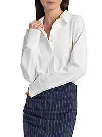 Azora Two-Tone Midi-Dress
