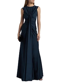 Glichi Draped A-Line Gown