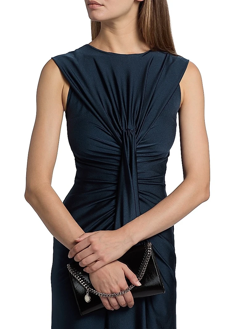 Glichi Draped A-Line Gown