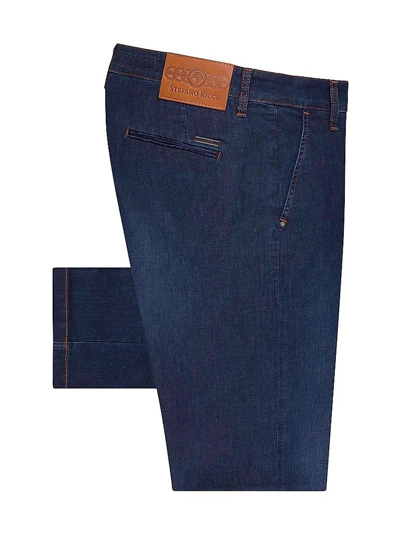 Exquisite Cotton Blend Jeans