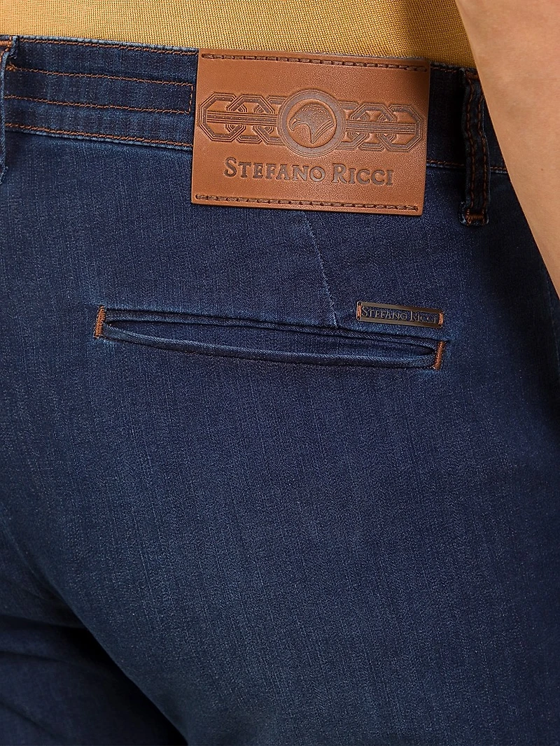 Exquisite Cotton Blend Jeans