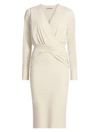Molan Draped Cocktail Dress