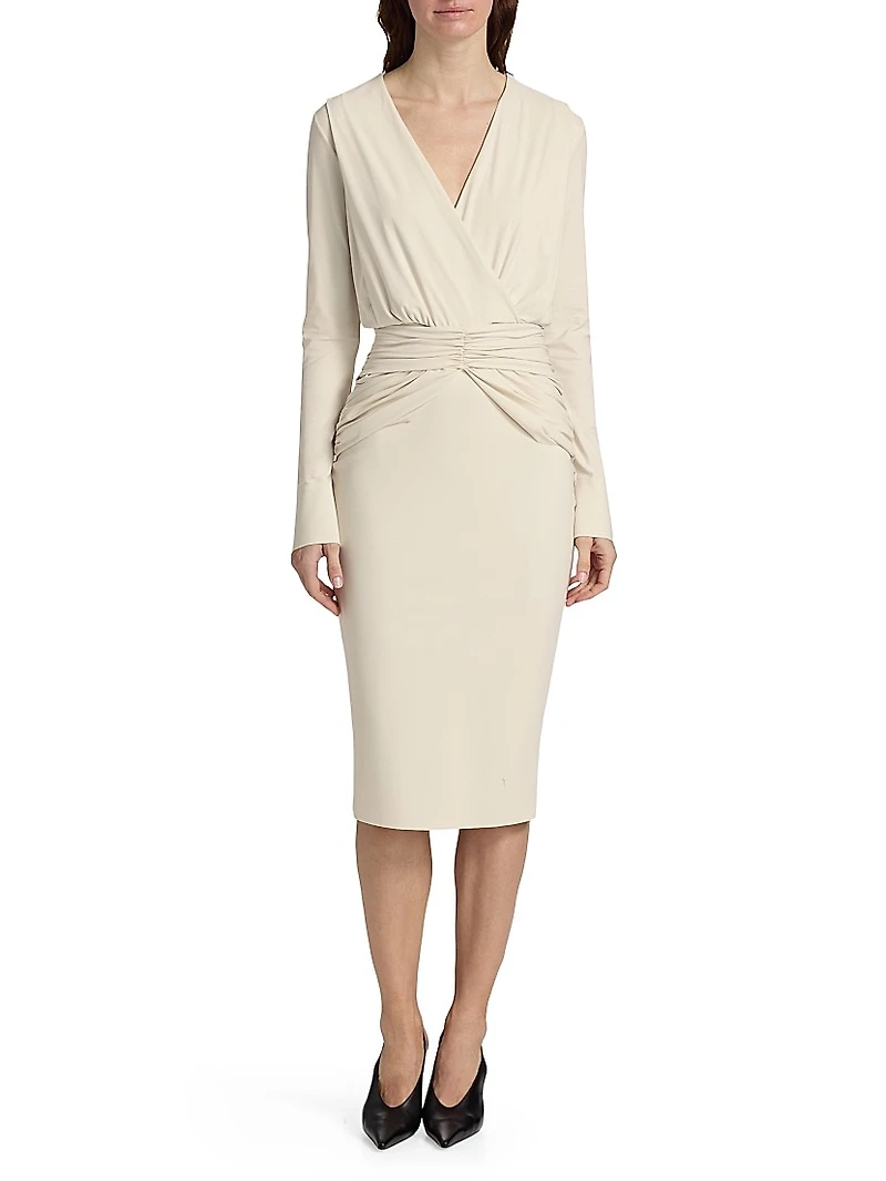 Molan Draped Cocktail Dress