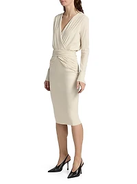 Molan Draped Cocktail Dress