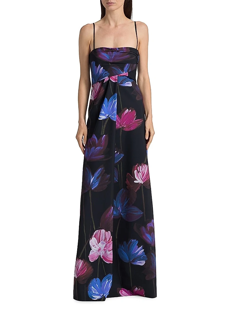 Yass Floral Strapless Gown