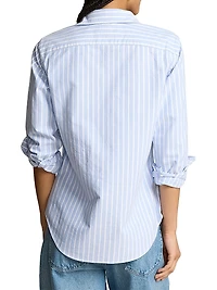 Slim-Fit Striped Oxford Shirt