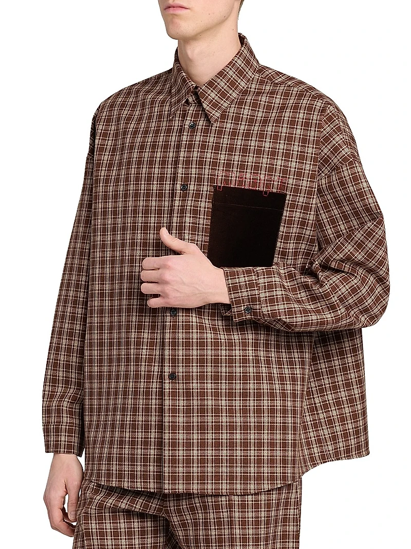 Check Wool Shirt
