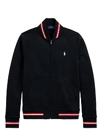 Double-Knit Bomber Jacket