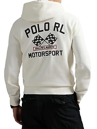 Slub Fleece Graphic Hoodie