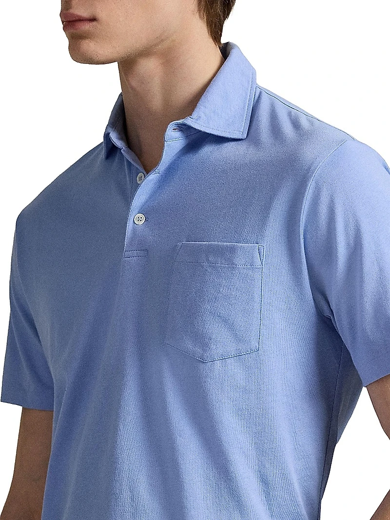 Lisle Standard Fit Cotton Polo Shirt
