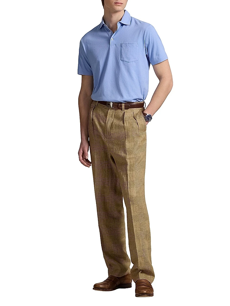 Lisle Standard Fit Cotton Polo Shirt