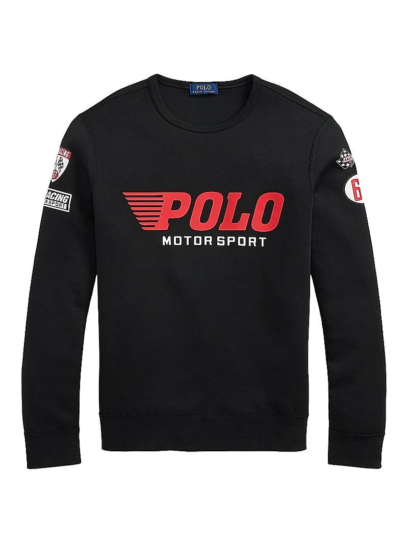 Logo Graphic Double-Knit Sweatshirt