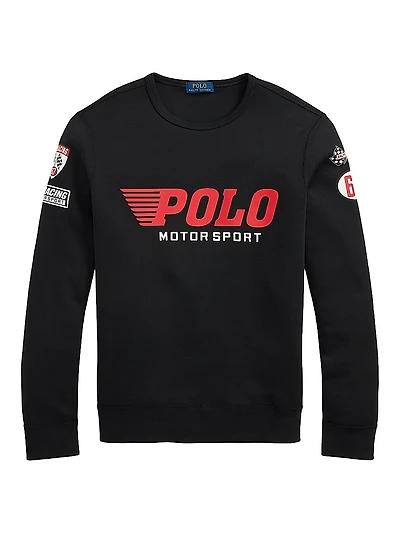 Logo Graphic Double-Knit Sweatshirt