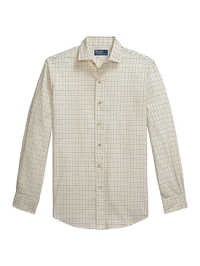 Classic-Fit Tattersall Twill Shirt