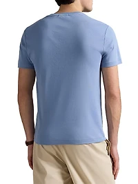 Custom-Slim-Fit Soft Cotton T-Shirt