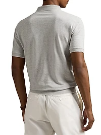 Heathered Polo Shirt