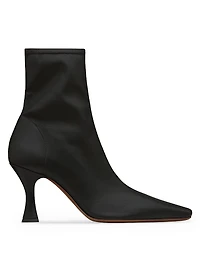 Ran 80MM Stretch-Leather Ankle Boots