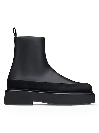 Buna 50MM Leather Ankle Boots