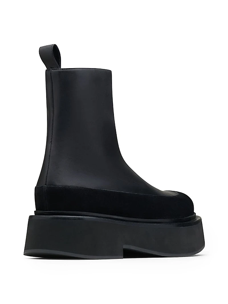 Buna 50MM Leather Ankle Boots
