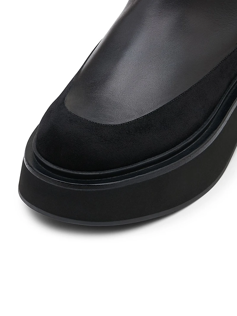 Buna 50MM Leather Ankle Boots