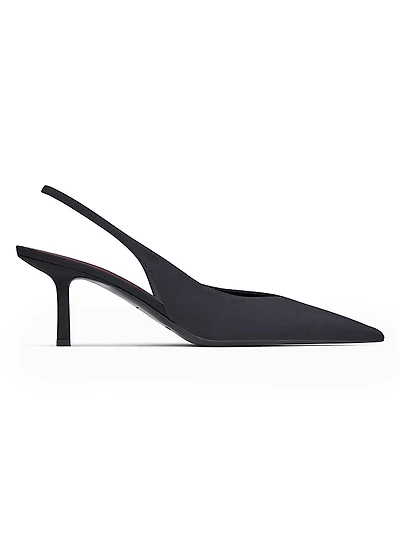 Moriah 65MM Suede Slingback Pumps