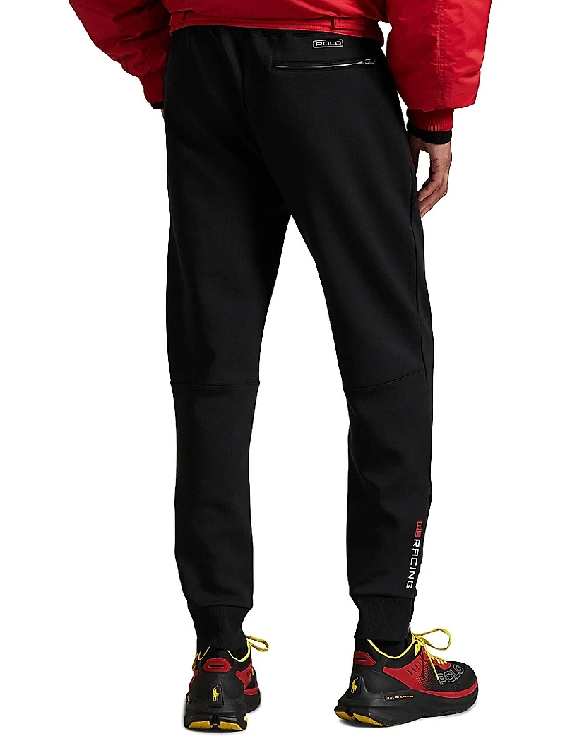Stretch Double-Knit Jogger Pants