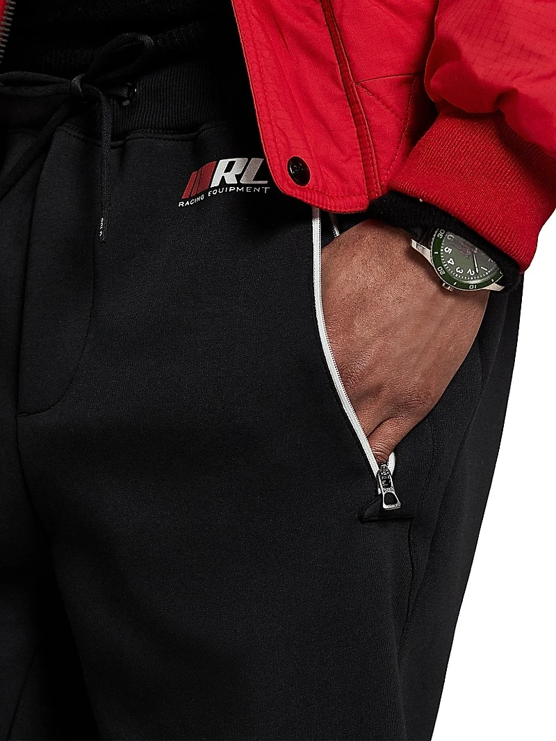 Stretch Double-Knit Jogger Pants