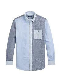Classic-Fit Linen Button-Up Shirt