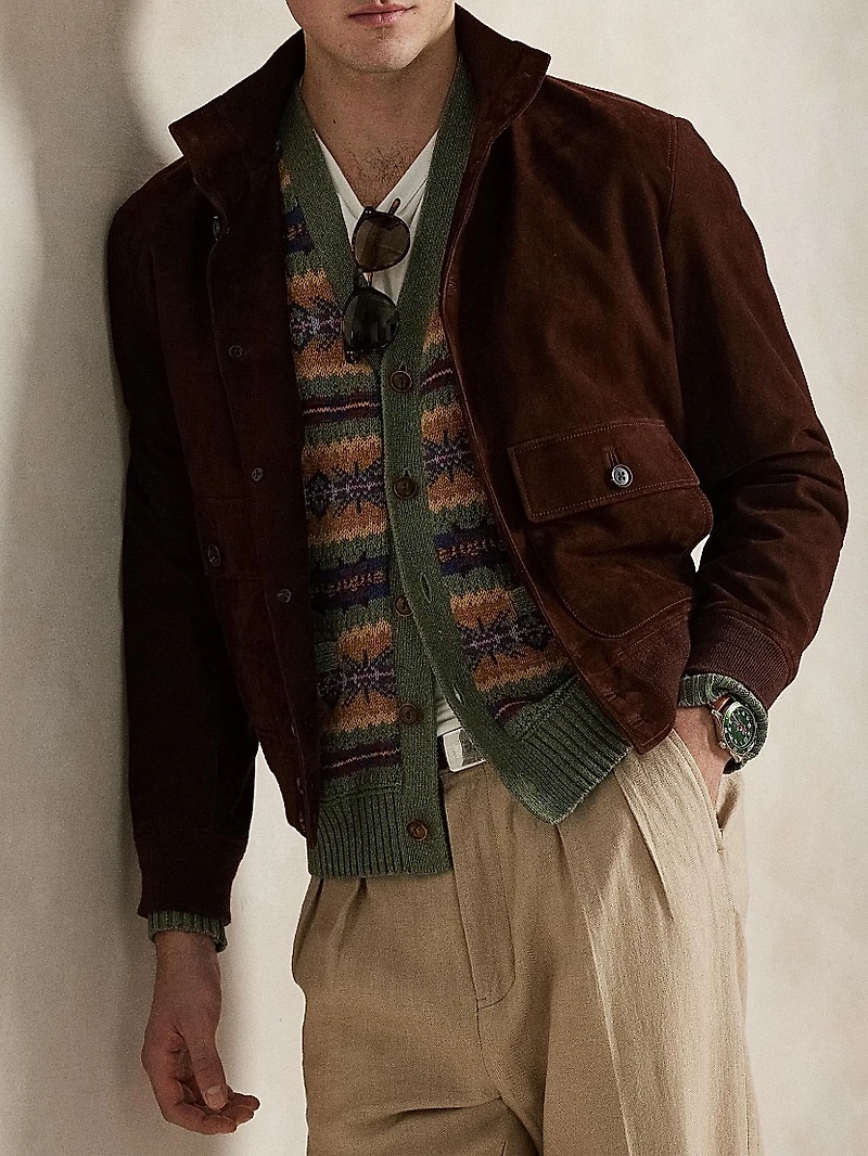 Fair Isle Cotton-Blend Cardigan