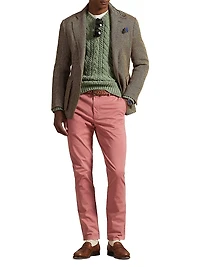 Jarrett Stretch Slim-Fit Sateen Pants