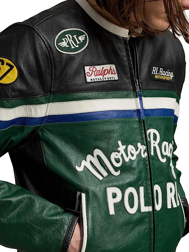 Leather Café Racer Jacket