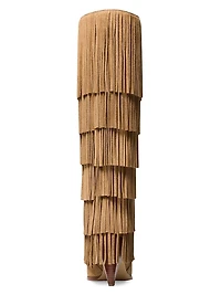 Jayla 90MM Fringed Suede Boots