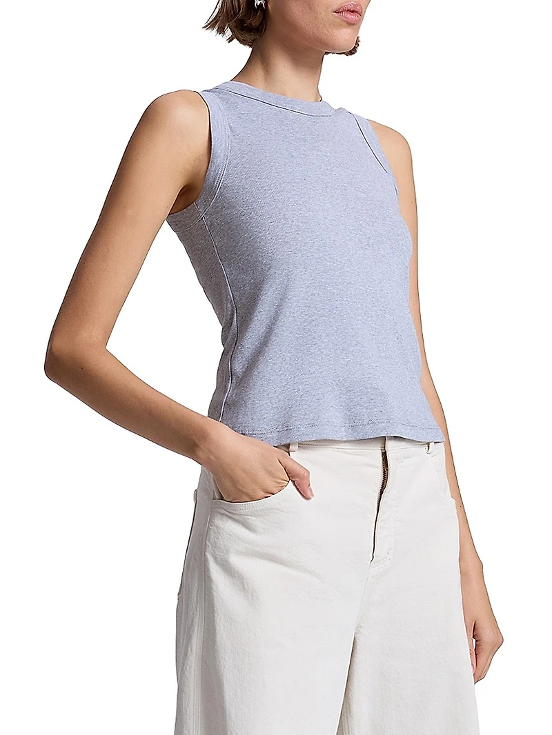 Hadley Heathered Cotton Tank