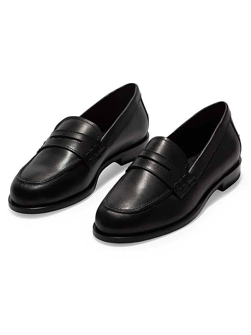 25MM Leather Penny Loafers