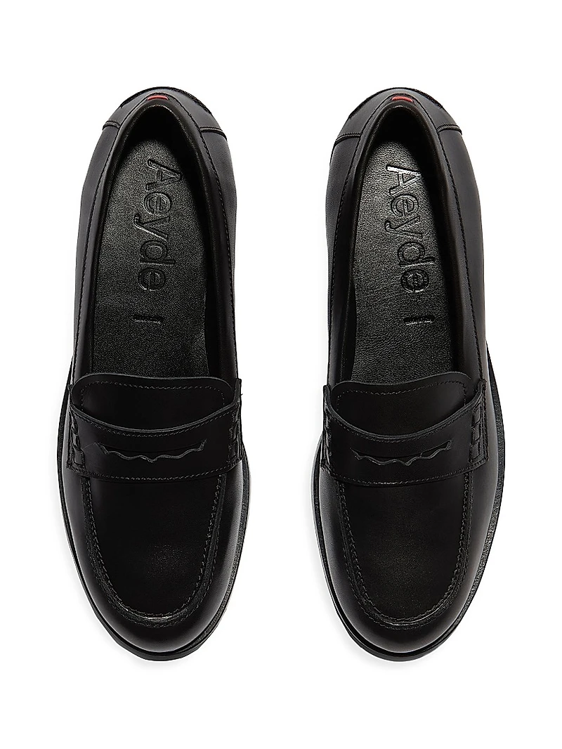 25MM Leather Penny Loafers