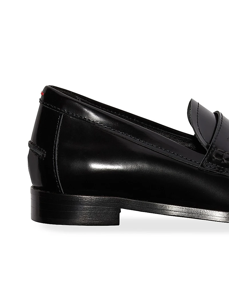 25MM Leather Penny Loafers