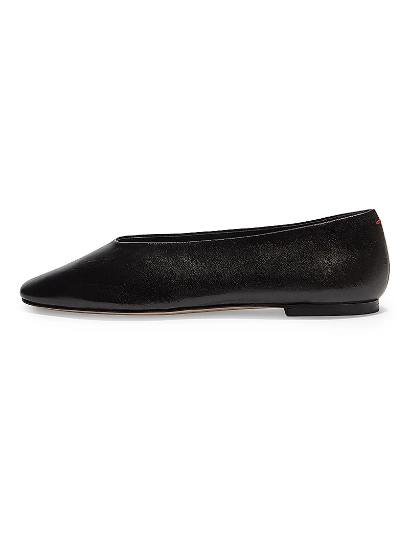 Nappa Leather Flats
