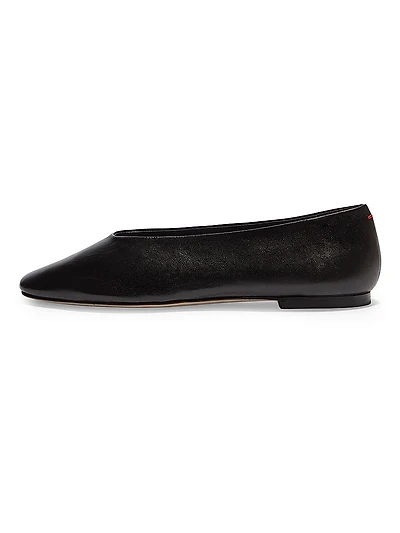 Nappa Leather Flats