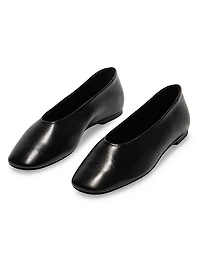 Nappa Leather Flats