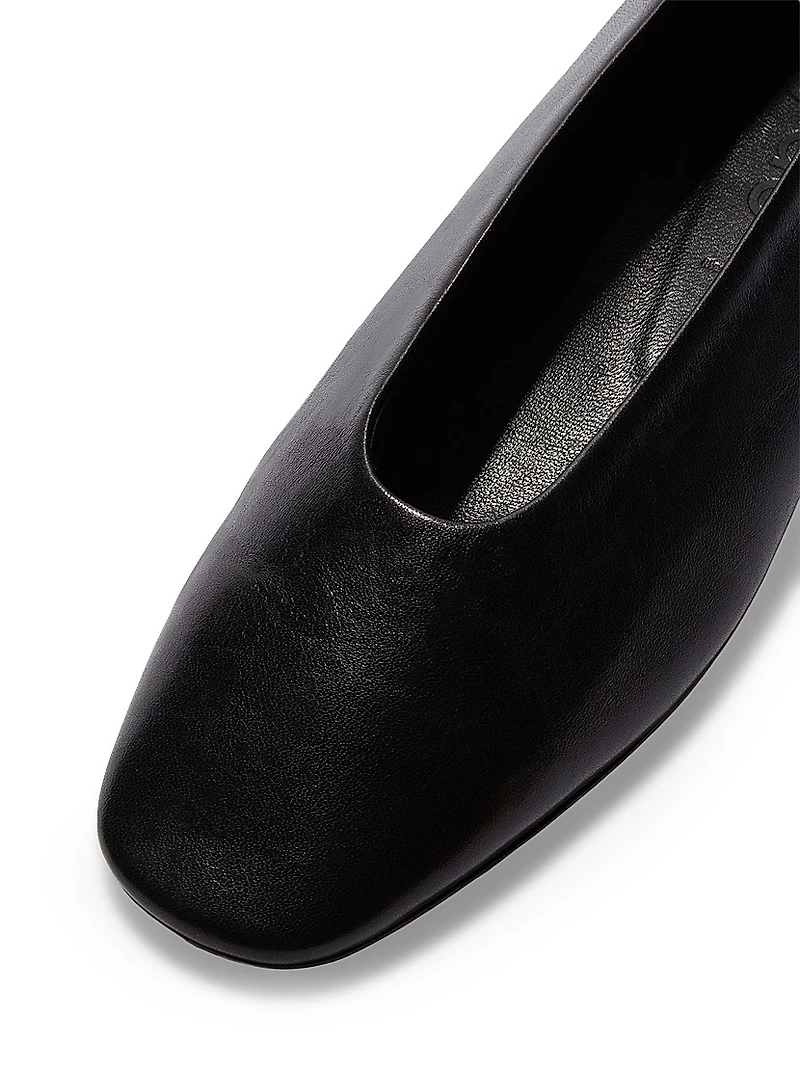 Nappa Leather Flats