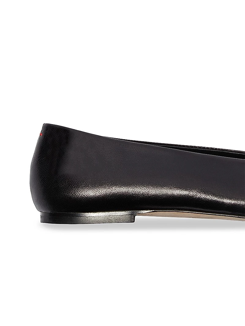 Nappa Leather Flats
