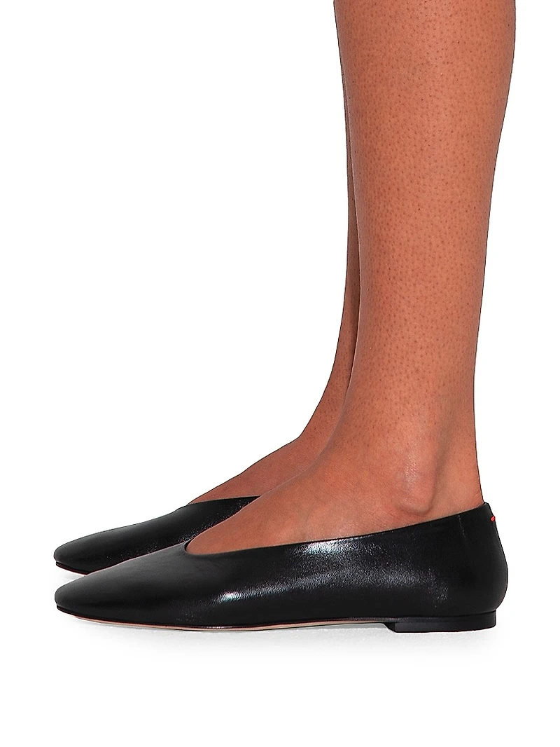Nappa Leather Flats