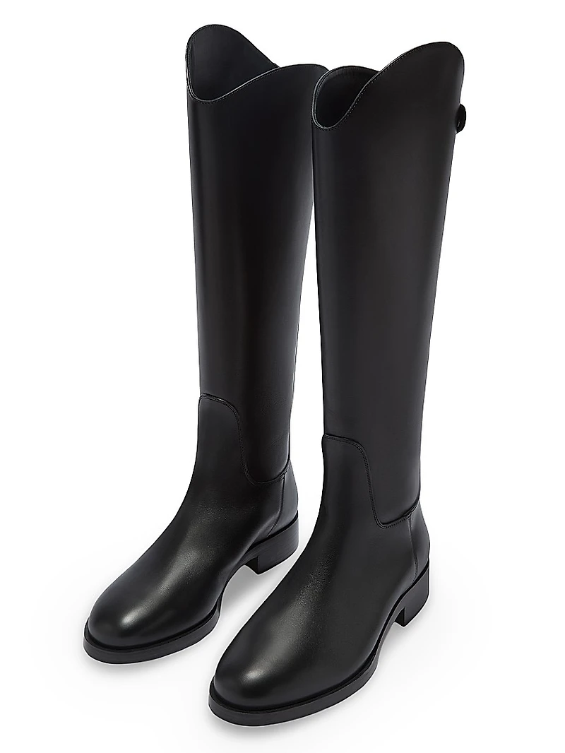 Hector Leather Knee-High Boots