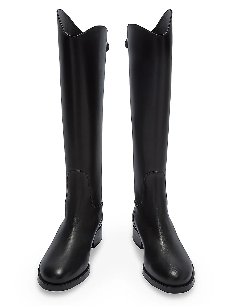 Hector Leather Knee-High Boots