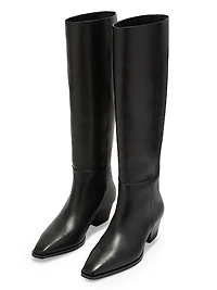 Medea 40MM Leather Knee-High Boots