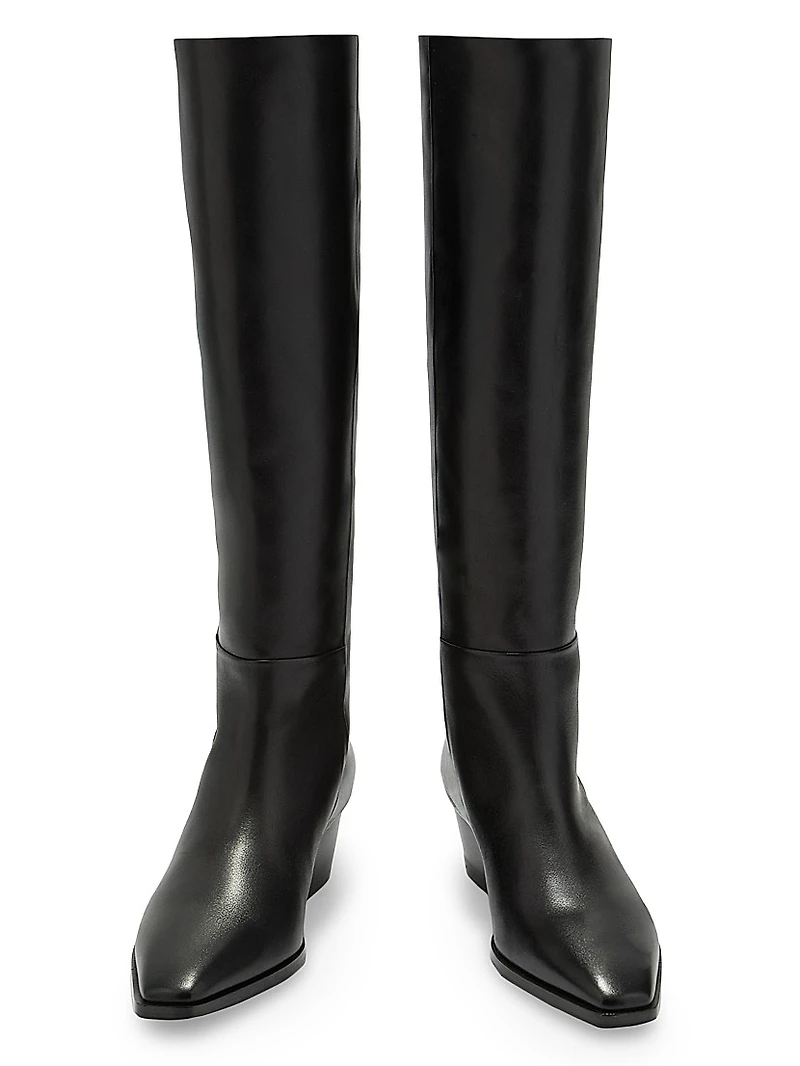 Medea 40MM Leather Knee-High Boots
