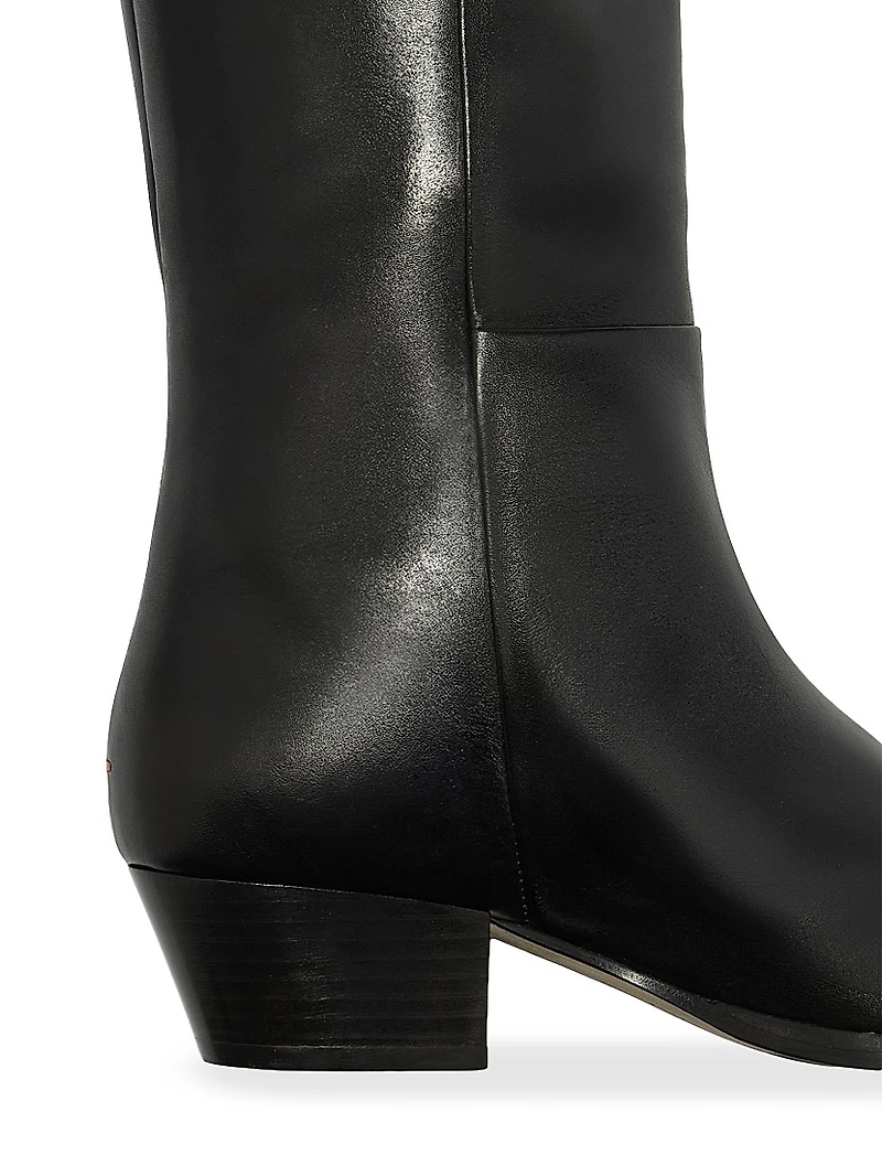 Medea 40MM Leather Knee-High Boots