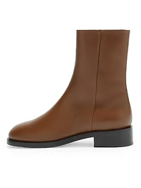 Vincent 25MM Leather Ankle Boots