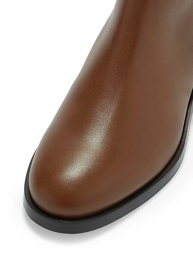 Vincent 25MM Leather Ankle Boots